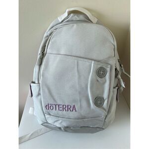 doTERRA CONVENTION BACKPACK Beige/White Purple Computer Essential Oils Business
